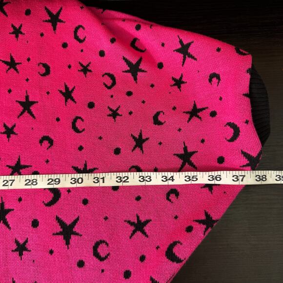 Elhoffer Design Cardigan Womens Essential Starry Witch Dolman Sweater Shrug Pink - Picture 8 of 10